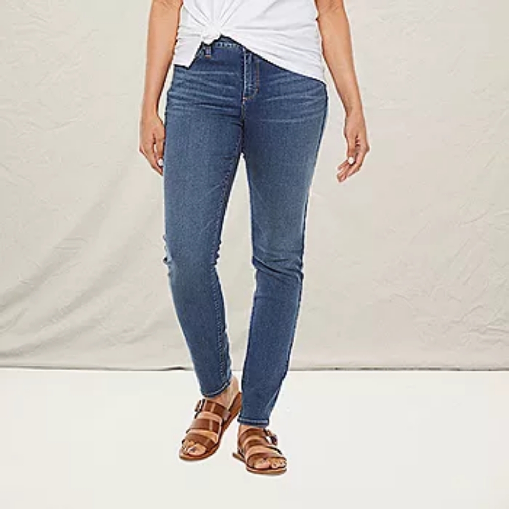 A.N.A. Tall Mid Rise Skinny Jeans
